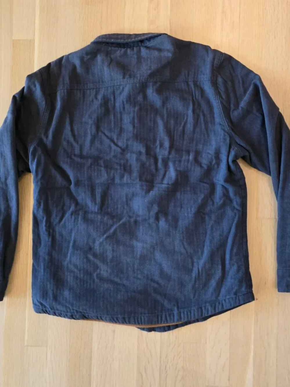 O'Neill Men's Large Grey Classic Fit Herringbone Shirt Jacket w/ Blanket Lining